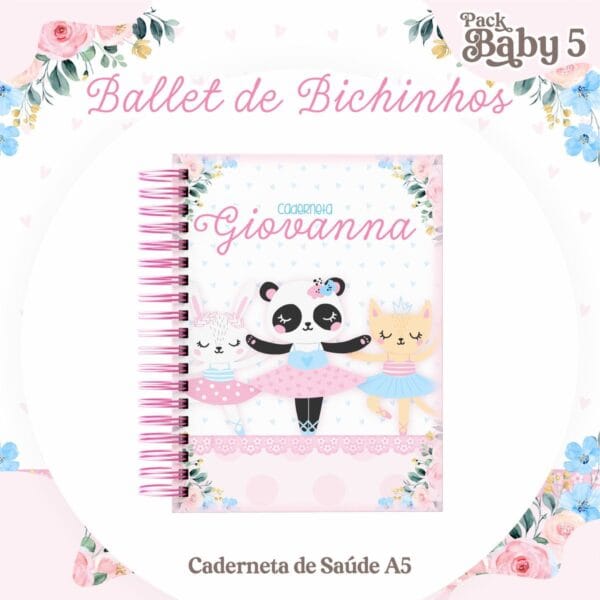 Caderneta de Vacinação Ballet de Bichinhos - Arquivo Digital