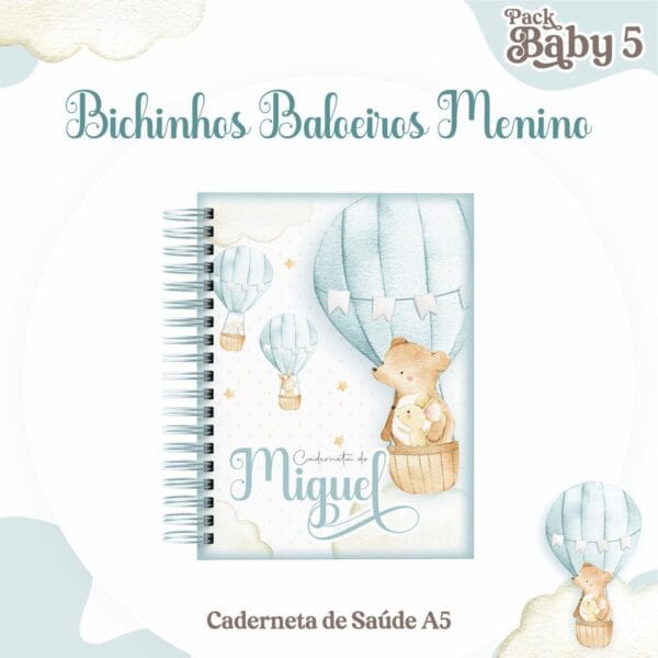 Caderneta de Vacinação Baloeiros Menino - Arquivo Digital