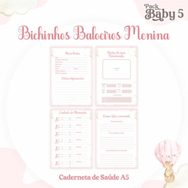 Caderneta de Vacinação Bichinhos Baloeiros - Arquivo Digital