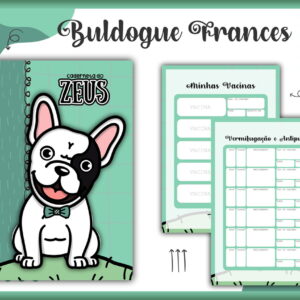caderneta de vacinacao buldogue frances macho para imprimir