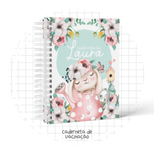 caderneta de vacinacao personalizada tema coelhinha fofa