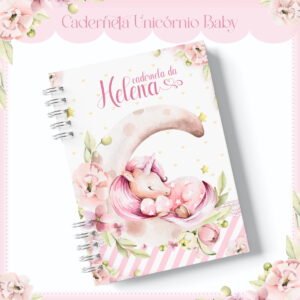 caderneta de vacinacao unicornio baby para imprimir