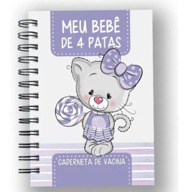 Caderneta Vacina e Registros Momentos - Cat Fêmea 3