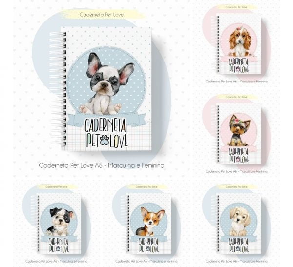 Caderneta Vacina Pet A6 Cão E Gato Arquivo Digital Em Pdf
