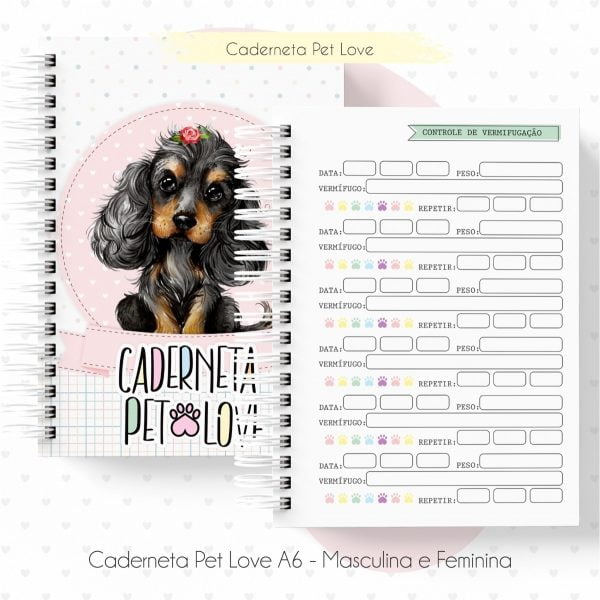 Caderneta Vacina Pet A6 Cão E Gato Arquivo Digital Em Pdf