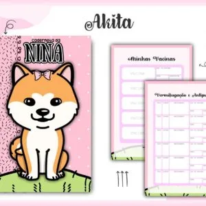 Caderneta Vacina Pet Akita - Arquivo Digital