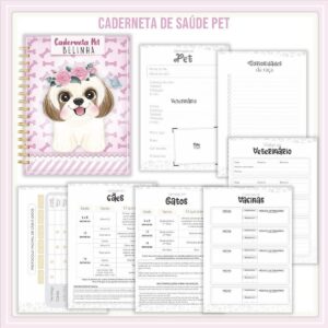 Caderneta Vacina Pet Cachorrinha 2 - Arquivo Digital