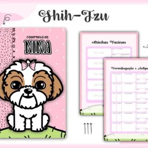 Caderneta Vacina Pet Shihtzu - Arquivo Digital