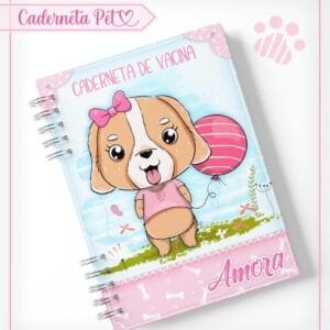 Caderneta Vacinação Pet Cachorrinha - Arquivo Digital