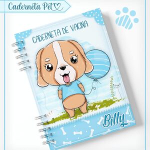 Caderneta Vacinação Pet Cachorrinho - Arquivo Digital