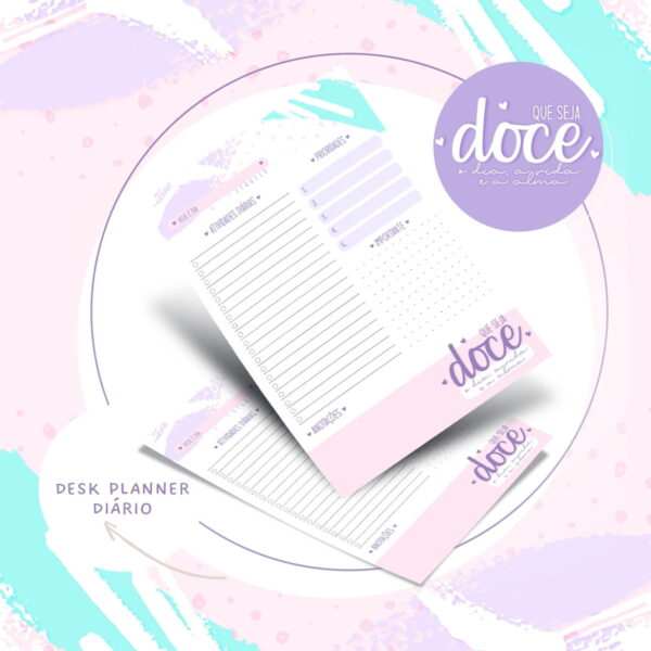 Caderno A5 Seja Doce - Arquivo Digital