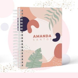 Caderno Capa Geométrica - Modelo 10 - Arquivo Digital