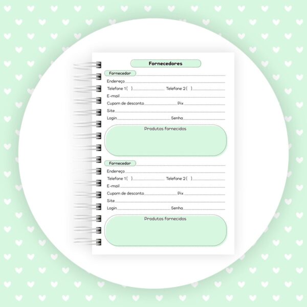 Caderno Controle de Pedidos - Arquivo Digital