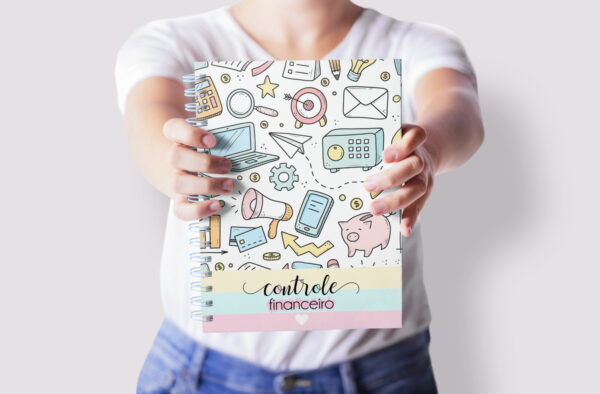 Caderno Controle Financeiro Feminino 01 - Arquivo Digital