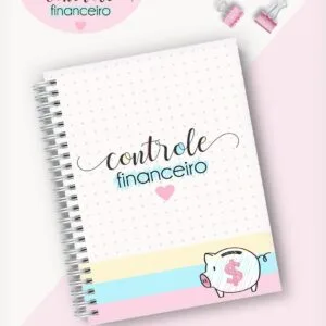 Caderno Controle Financeiro Feminino 02 - Arquivo Digital