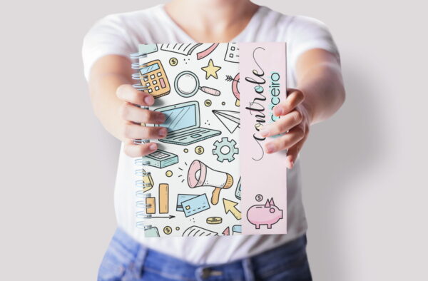 Caderno Controle Financeiro Feminino 03 - Arquivo Digital