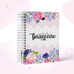 Caderno Controle Financeiro Feminino - Arquivo Digital