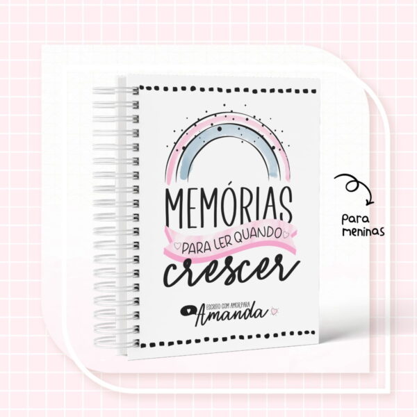 CADERNO DE MEMÓRIAS MENINA - ARQUIVO DIGITAL