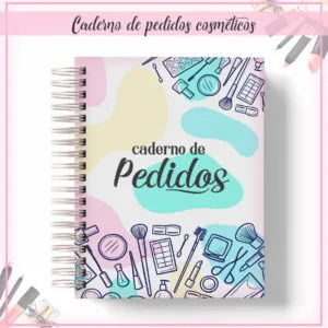 Caderno de pedidos Cosméticos - Arquivo Digital 16 Caderno de pedidos Cosméticos - Arquivo Digital