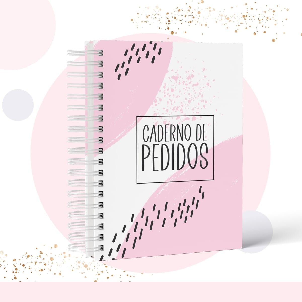 Caderno de Pedidos Feminino Digital para Imprimir 1 Caderno de Pedidos Feminino Digital para Imprimir