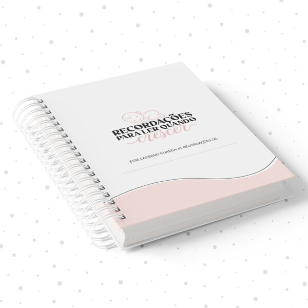 Caderno de Recordações Menina - Arquivo Digital