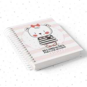 Caderno de Recordações Menina - Arquivo Digital