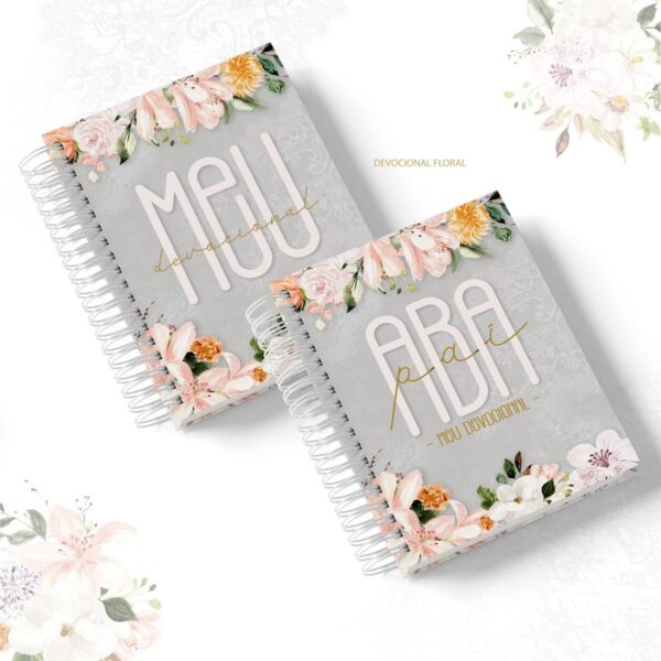 Caderno Devocional A5 Mamãe e Vovó Floral - Arquivo Digital