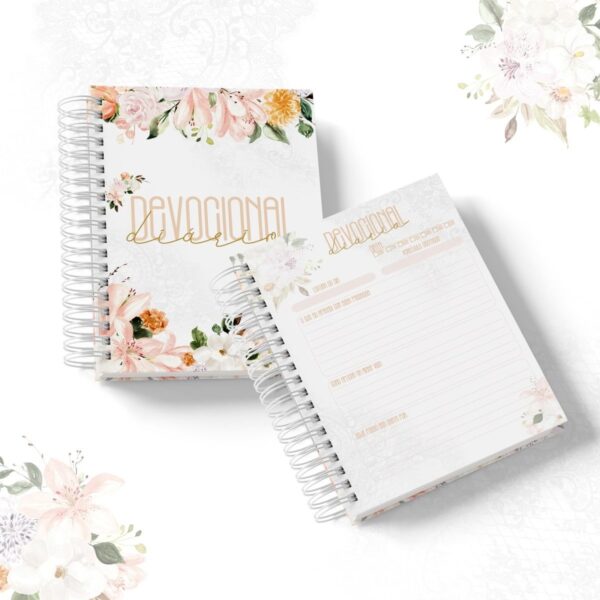Caderno Devocional A5 Mamãe e Vovó Floral - Arquivo Digital