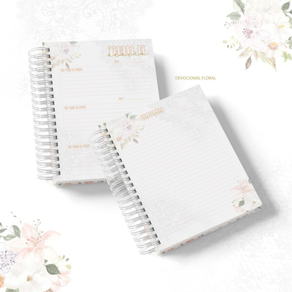 Caderno Devocional A5 Mamãe e Vovó Floral - Arquivo Digital