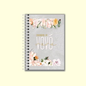 caderno devocional vovo floral a5 em pdf para imprimir