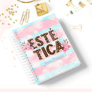 caderno digital profissao estetica personalizavel