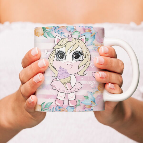 Caderno e Caneca Unicórnio - Arquivo Digital