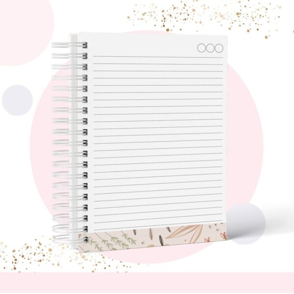 Caderno Floral - Modelo 6 - Arquivo Digital