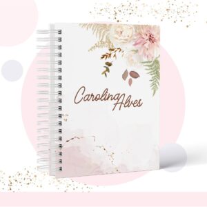 Caderno Floral - Modelo 7 - Arquivo Digital