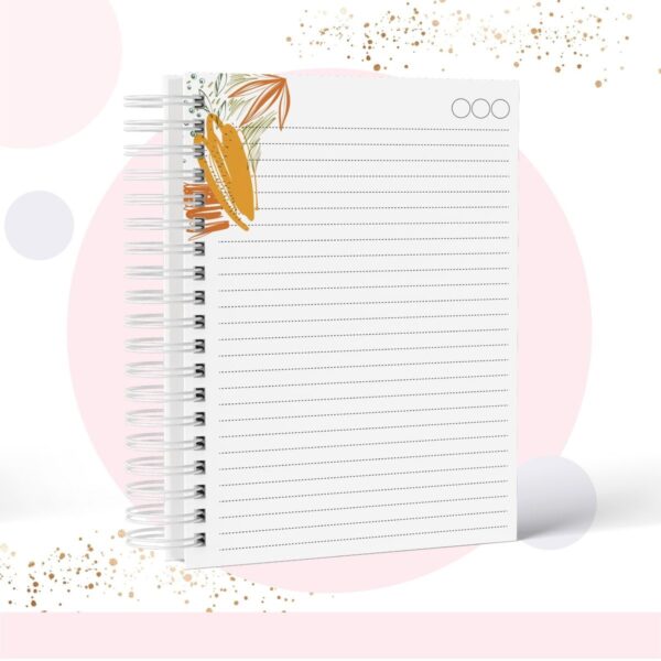 Caderno Floral - Modelo 9 - Arquivo Digital