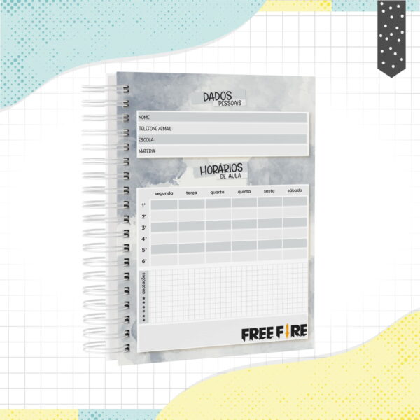 Caderno FreeFire - Arquivo Digital