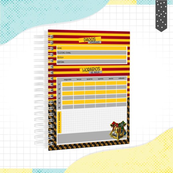 Caderno Harry Potter - Arquivo Digital