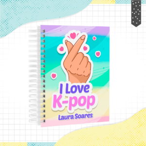 Caderno KPOP Menina - Arquivo Digital