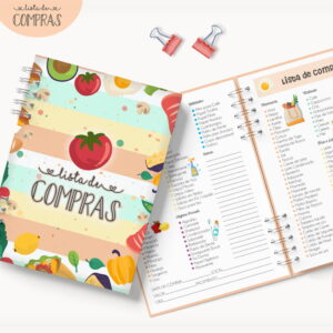 caderno lista de compras digital a5 para personalizar
