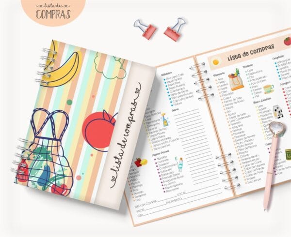 Caderno Lista de Compras MOD02- Arquivo Digital