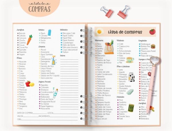 Caderno Lista de Compras MOD04 - Arquivo Digital