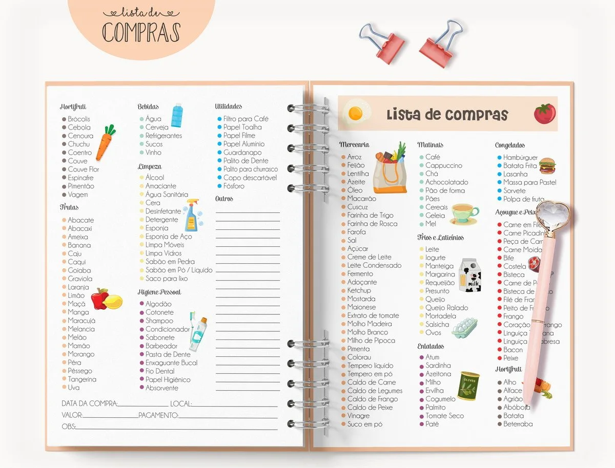 Caderno Lista de Compras MOD04 - Arquivo Digital