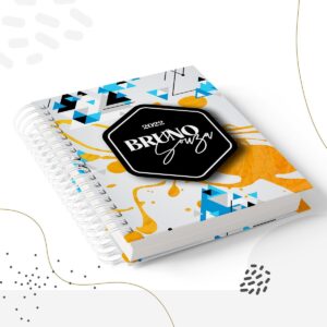 Caderno Masculino - Modelo 19 - Arquivo Digital