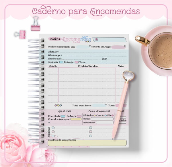 Caderno Minhas Encomendas - Arquivo Digital