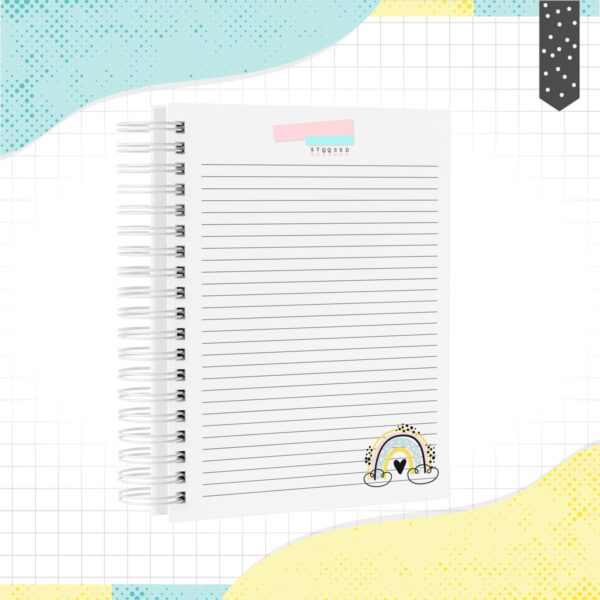 Caderno Minimalista Menina - Arquivo Digital