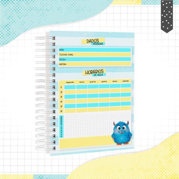 Caderno Monstrinhos - Arquivo Digital