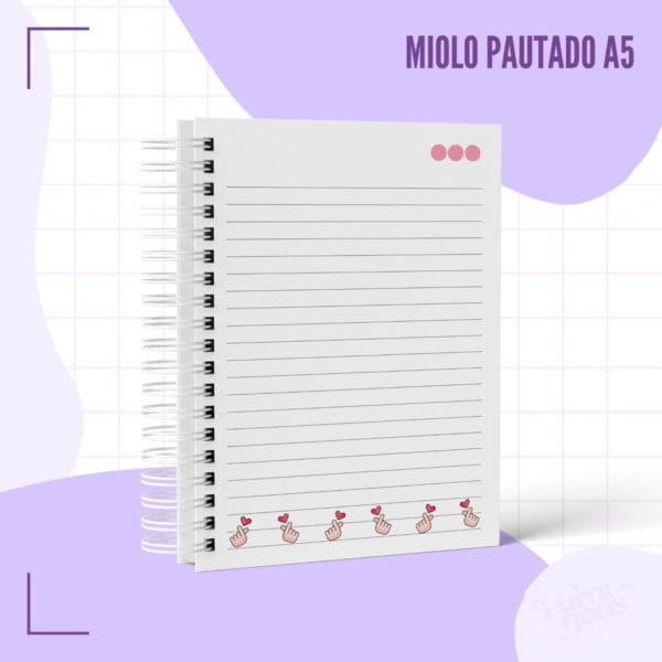 Caderno Pautado K-pop - Arquivo Digital