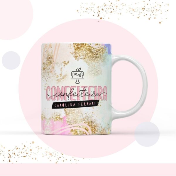Caderno Pautado Profissão Confeiteira - Arquivo Digital
