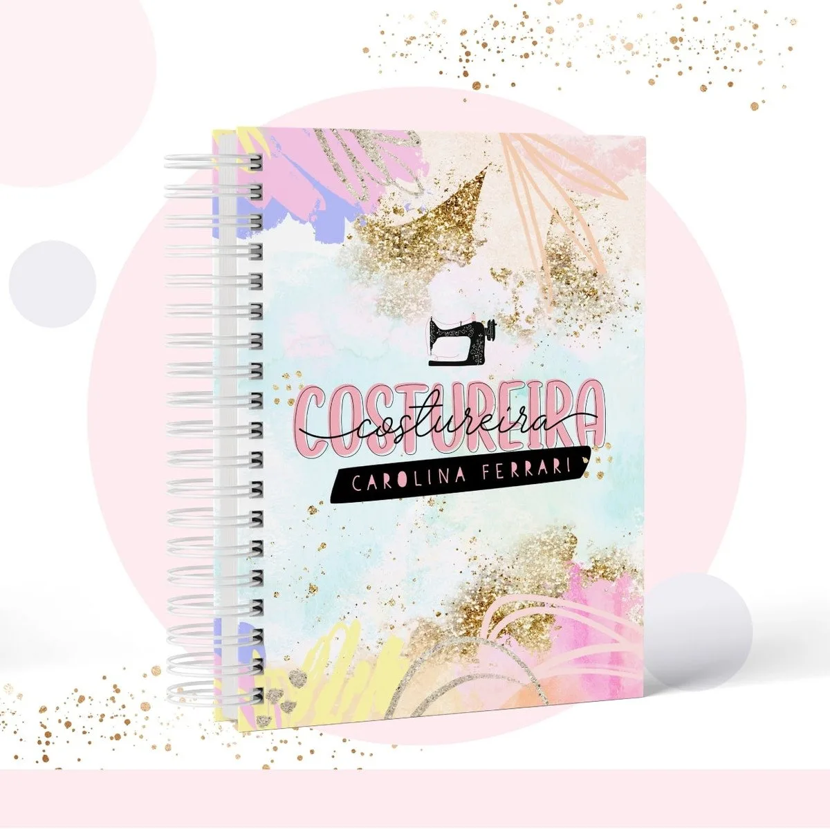 Caderno Pautado Profissão Costureira - Arquivo Digital 1 Caderno Pautado Profissão Costureira - Arquivo Digital