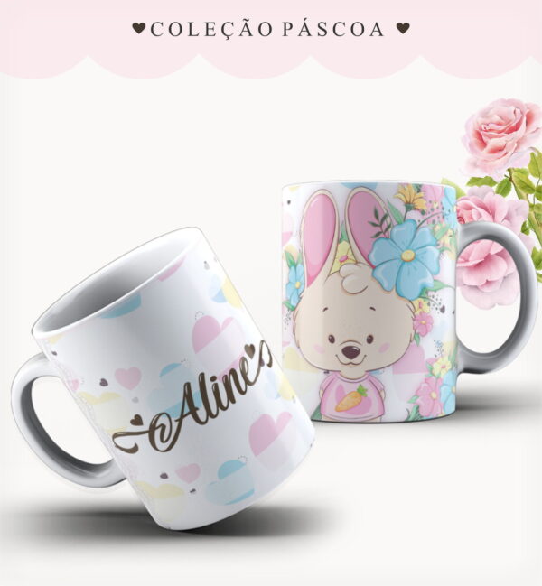 Caderno Pedidos Páscoa Floral - Arquivo Digital
